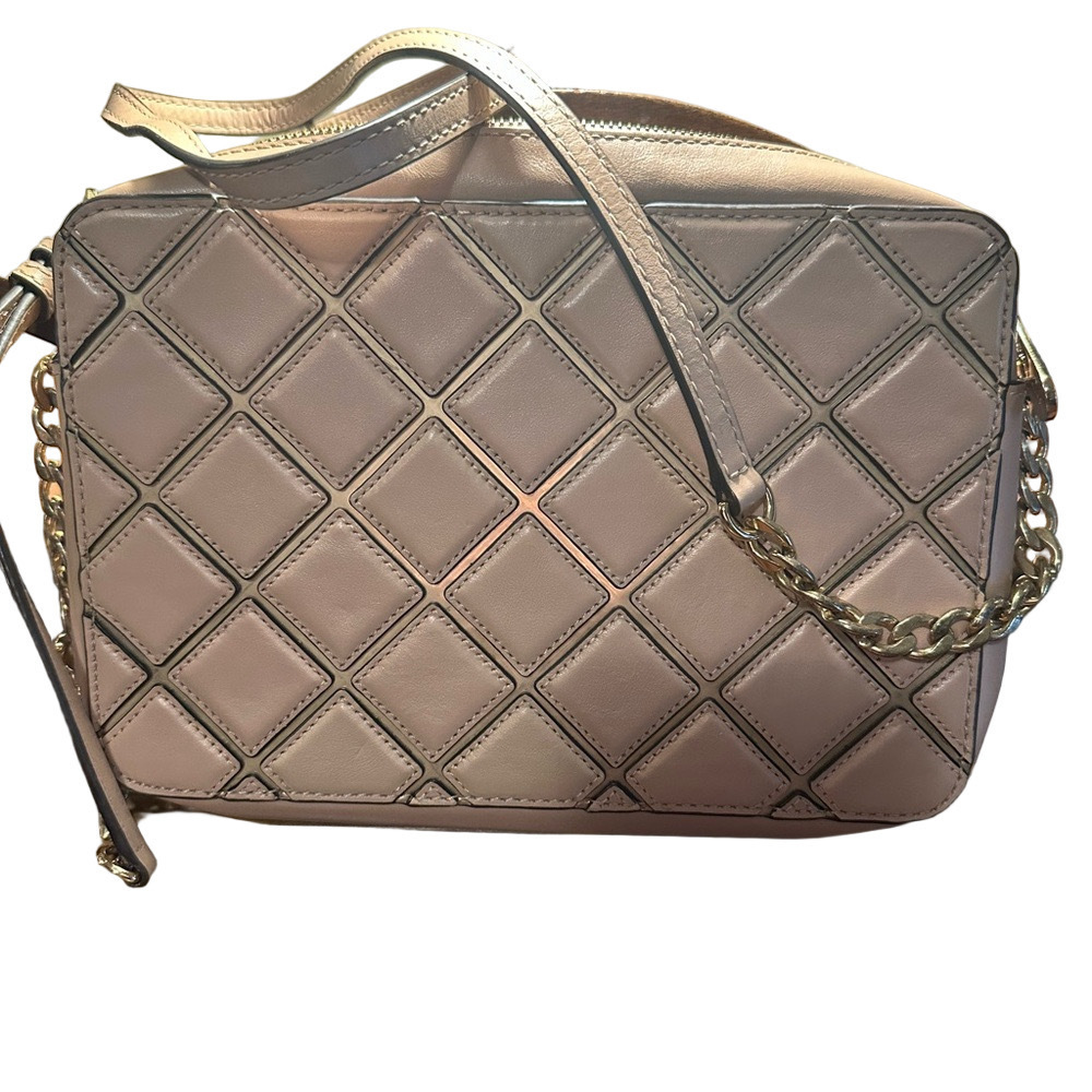 Michael Kors Jet Set Travel Large Crossbody Bag Oyster